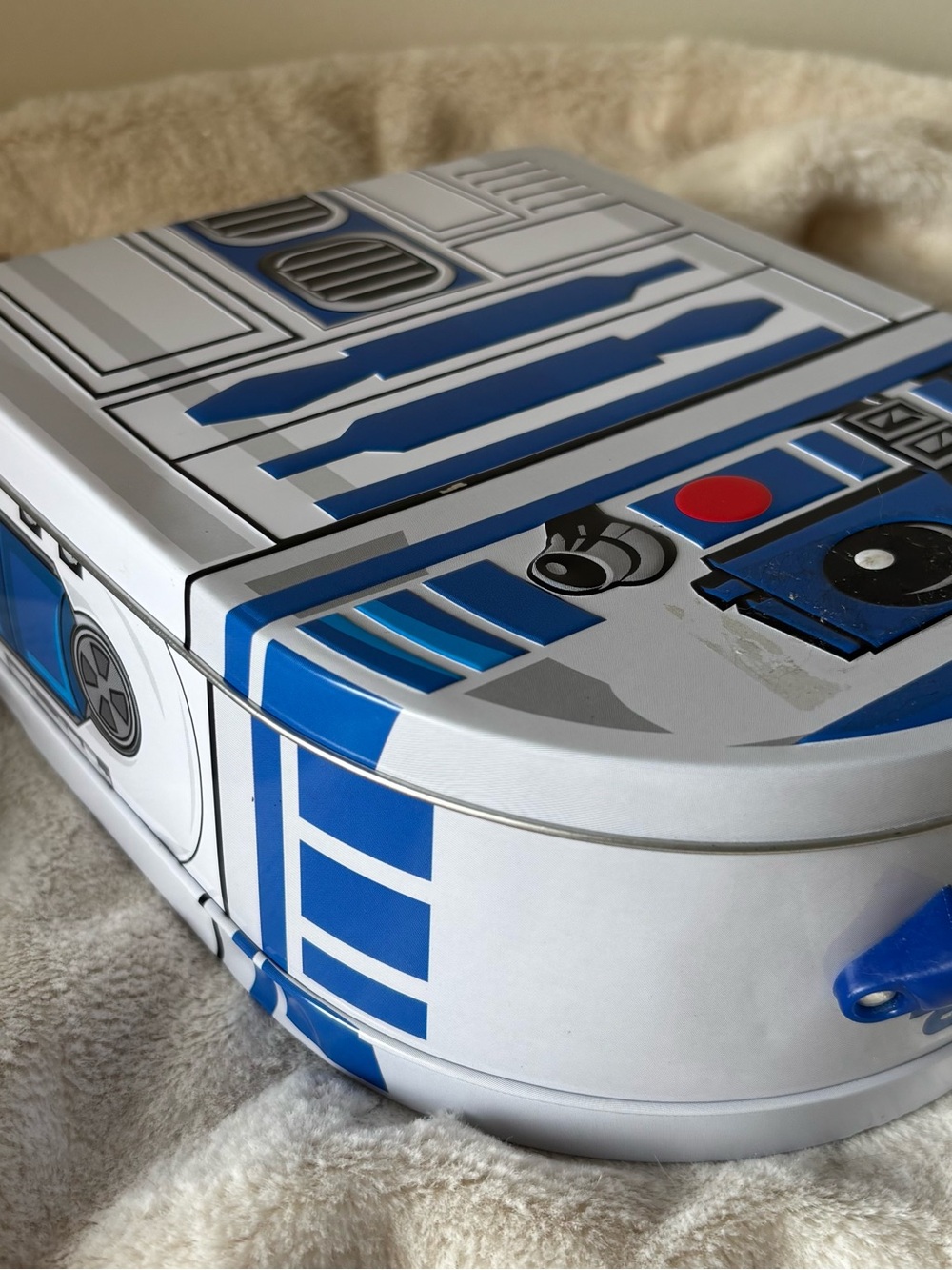 Star Wars R2-D2 Embossed Metal Tin / Lunchbox - Picture 5 of 5